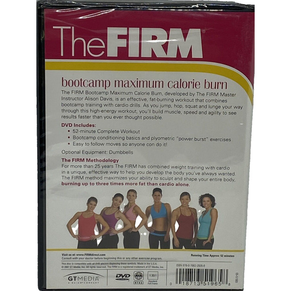 Alison Davis - The FIRM Bootcamp Maximum Calorie Burn 2007 Gaiam Mod New Workout - Picture 2 of 7